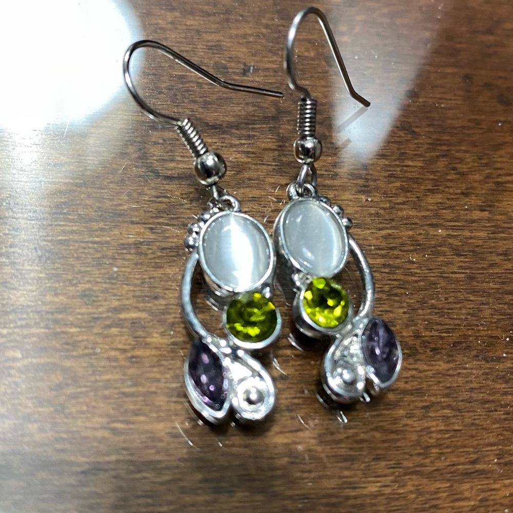 Peridot earrings
